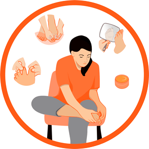 Revisar estado de los pies